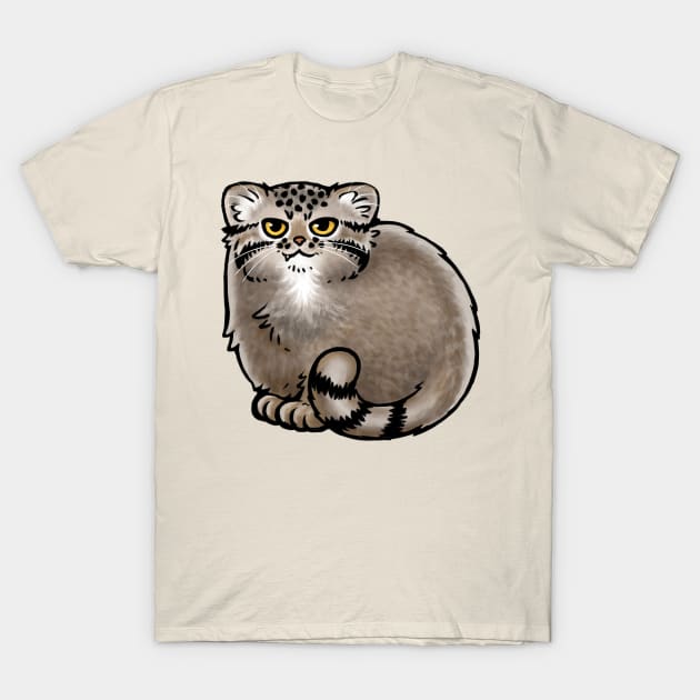 Pallas's Cat / Manul Cat T-Shirt by Studio Marimo